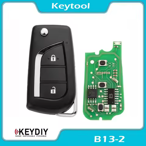 KEYDIY KD B13-2 Universal Flip Car Remote Key 2 Buttons for Toyota Type Remote Car Key for KD900 Kd-