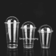 PP Plastic Cup 32oz - Dome Lids (50sets)
