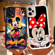 DK-72 Mickey Mouse Silicone Casing black and white for Xiaomi Redmi poco Note 12 3 X5 F5 F6 Turbo 15