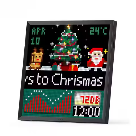 Divoom Pixoo 64 WiFi 64 X 64 LED Panel for Gaming Room Decoration Pixel Art Display WiFi Cloud Digit