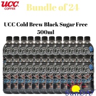 [Bundle of 24] UCC Cold Brew Black Coffee Sugar Free 500ml