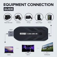 EZCAP 331 CAMERA CAM LINK 4K HDMI USB 3.0 VIDEO CAPTURE CARD 4K30FPS