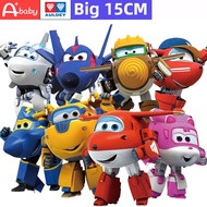 Super Wings Auldey โมเดลหุ่นยนต์ของเล่น ขนาดใหญ่ 15 ซม.