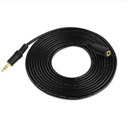 Speaker or headphone extension cord with 3.5mm jack head, 3m long