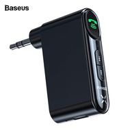 Baseus AUX Car Bluetooth Receiver 3.5MM Jack Audio Music Bluetooth 5.0 Car Kit Wireless Handsfree Sp