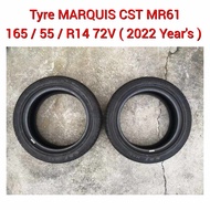 MARQUIS CST MR61 Tyre 165 / 55 / R14 - 72V ( 2022 Year's )  / Tayar 14 Inch Inci / Tire 14"