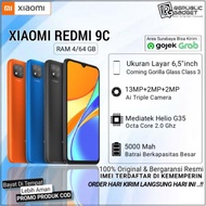 [Promo] Xiaomi Redmi 9C Ram4/64Gb 100% Original Baru Segel Garansi