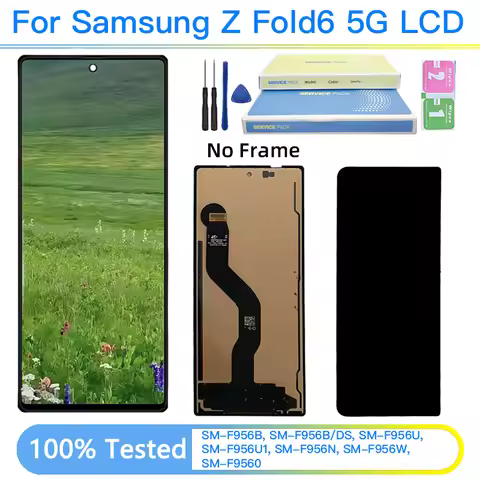 TFT Screen For Samsung Z Fold 6 F956B F956U F9560 LCD Display Touch Screen Digitizer For Samsung Z F
