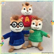 20cm 20th Century Movie Alvin and the Chipmunks Alvin Theodore Simon Plush Toys Doll Soft Stuffed Pi
