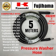 KAWASAKI FUJIHAMA MAXIPRO HOSE PRESSURE WASHER 5 METERS HPW 302 HPW 220 HPW 502 HPB 302 HPW 201