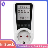 Power Meter Plug-in Socket Electrical  Monitor Plug-in Socket with Overload Protection Kilowatt Volt