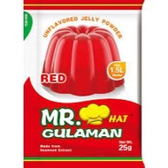 Mr. Gulaman Unflavored Jelly Powder Red (sachet 25g)