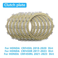 Motorcycle Accessories Clutch Friction Disc Plate Kit For HONDA CRF450L CRF450R CRF450RL CRF450RX CR