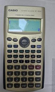 Casio fc-100v Calculator 計數機 finance CFA考試用 8成新