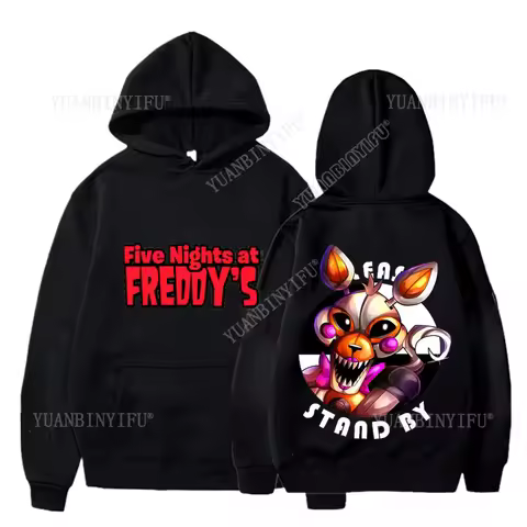 Harajuku Casual Classic Cartoon FNAF Five Night At Freddy's Clothes Fall and Winter Unisex SweatShir