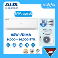 แอร์ใหม่ 2025 AUX แอร์ INVERTER ขนาด 9,000-24,000 BTU. รุ่น ASW-DIMA ไม่รวมติดตั้งแอร์ 2025
