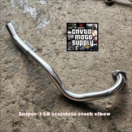 Sniper 150 stainless stock elbow
