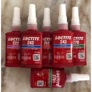 ThreadLock Loctite 50ml 222 242 243 262 270 2701 “Ready Stock”