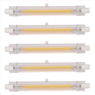 (LAA1) 5X Dimmable R7S Led Cob 10W 118Mm Led Light Bulbs Replace Halogen Lamp-Warm White Light 220V