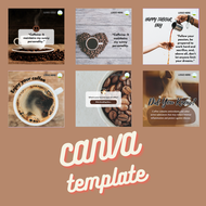 CANVA TEMPLATE EDITABLE COFFE SHOP