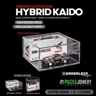 HYBRID KAIDO KOTAK ACRYLIC Mini GT Acrylic Display Box for 1:64 Diecast Car Model Display( INNO64 PO