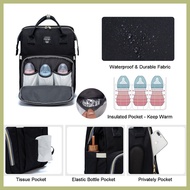 ― ➱ ∫ Lequeen Diaper Bag for Baby Care Kits Bed Backpack Multifunctional Maternity Nappy Stroller B