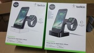 Belkin 全新充電座(iPhone + apple watch同時充電) 黑/白二色選擇