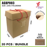 A Gift Box Packaging With Handle (20pcs) 230x170x280mm