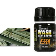 AK045 WASH DARK BROWN FOR GREEN VEHICLE 35ML