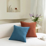Striped Corduroy Pillow Cover Cushion Case for Home Decor 55x55cm