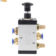 【BEST】4R210-08 Push Pull Pneumatic Valve 5 Ways 2 Pos 1/4" For BSPT & Connector r
