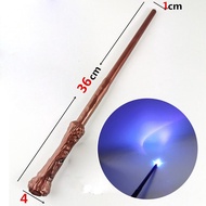 VMQ New Light Electronic Toys Harry Potter Magic Wand Glasses Glowing Sound Wand  Kids Cosplay Halloween Props Gifts MV