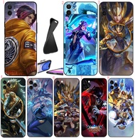 iPhone 12 13 Mini 12 Pro Max 13 14 Pro Max 14 Plus 17 air T11 Legends Bang Bang Soft black phone cas