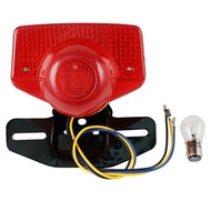 Motorcycle Brake Tail Light Tail Light Assembly with Bulb for  CT70 CT90 CT125 XL70 CL70 CL90 Jialin