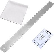 Fret Ruler Guitar Neck Notched Ruler Fret Leveling Skala Scale Fret Fretboard Fret Bender Alat Pres 