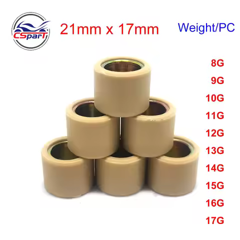 21x17 Variator Roller Weights For Aprilia Atlantic 125 200 250 300ie Carnaby 250ie Sport City 200cc