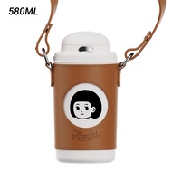 Zowoki X8 Thermos Drinking Bottle with Straw (580ml)