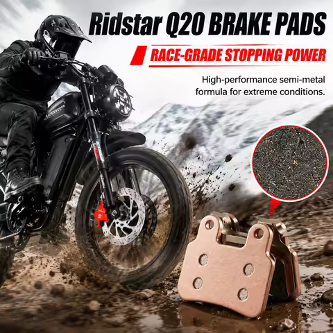 OEM Precision No Bedding: Semi-Metallic Pads for Ridstar Q20/Q20Pro/H26Pro/EKX X2/X21/Freego X2 – Fi