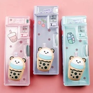 Gratis Ongkir -  Kotak Pensil Case Magnet Untuk Anak Tk & Sd / Kotak Pensil Anak Lengkap Dengan Peru