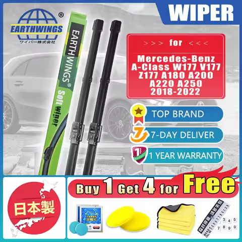 Front Wiper Blades Brushes For Mercedes Benz A Class W177 V177 Z177 2018 2019 2020 2021 2022 A180 A2