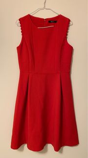 G2000 紅色連身裙