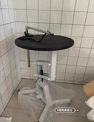 【全新出貨】氣壓升降 寵物美容檯 360度 選擇寵物店 貓狗 美容桌 圓形 防滑 折疊 pet grooming station