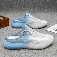 EIFAK Half Shoes for Men Mules Coconut Shoes Korean Fashion Sneakers Summer Breathable Half Slippers