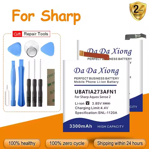 Battery for Sharp Aquos Sense, HE349 HE355 HE312 UBATIA303AFN2 HE384 HE391, Zeta SH-01H P1 P1X 2 S3 