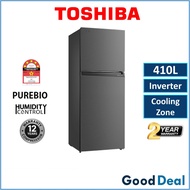 Toshiba 410L 5 Star Inverter Frost Free Fridge Refrigerator Peti Sejuk