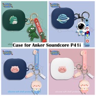 Compatible with Anker Soundcore P41i Bluetooth Earbuds Silicone Protective Case Soundcore P41i Cute 