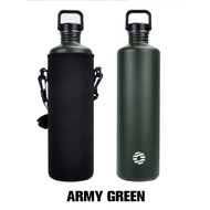 FJbottle 2000ml Drinking Water Bottle With Bag Botol Air Tumbler Fitness Single Layer Bpa Free Stai