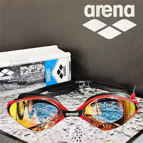 Arena Swimming Goggles for Men and Women, Waterproof and Anti Fog Swimming Goggles, Professional Com