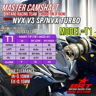 BRT RACING CAMSHAFT CAM SHAFT / MASTER CAMSHAFT  NVX155 V3 SP / NVX 155 V3 TURBO / NMAX155 V3 TURBO 