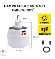 LS45 - Lampu Emergency Solar Panel 45 W Tahan 24Jam Surya 3D LED Hemat Energi